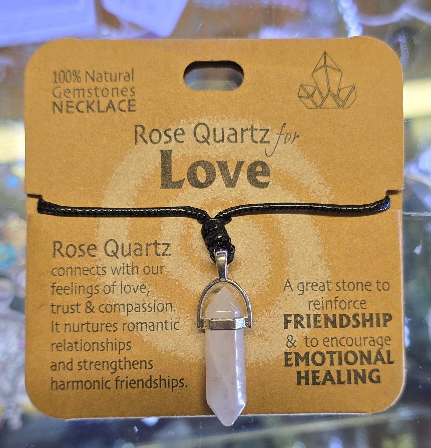 100% natural gemstone necklace