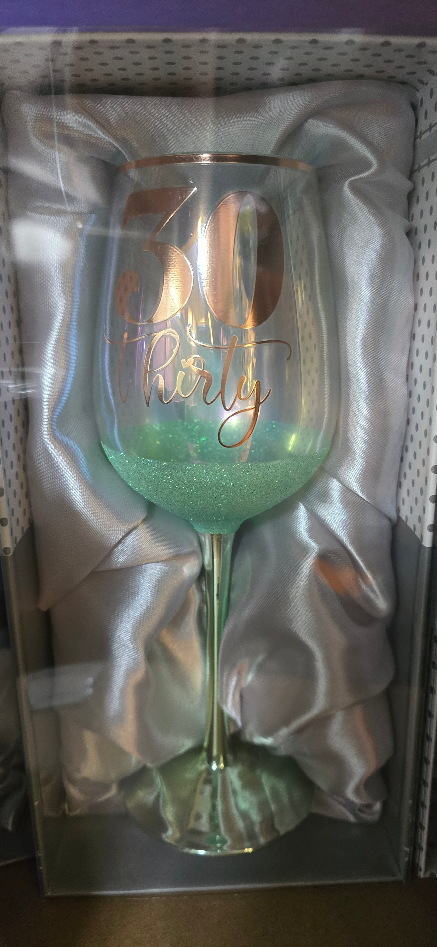 Wine glass birthday