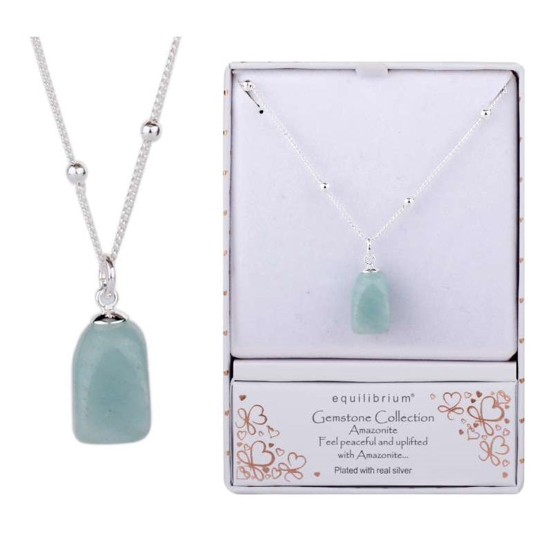 Equilibrium Amazonite Gemstone Necklace.