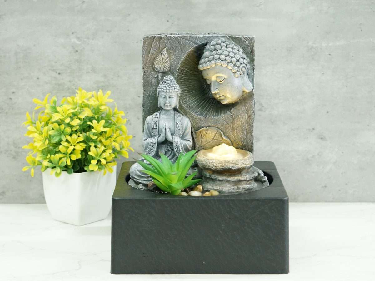 Water Feature Meditating Buddha