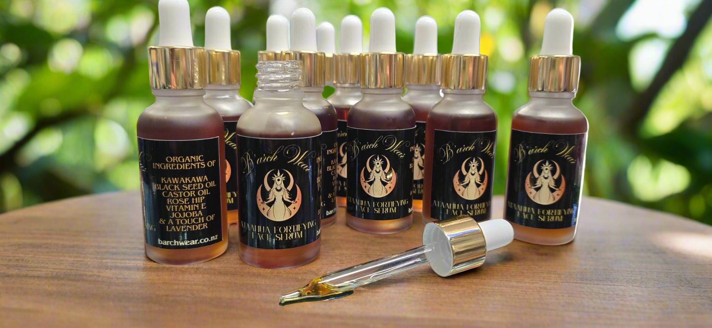 Ataahua fortifying face serum 30ml made with love