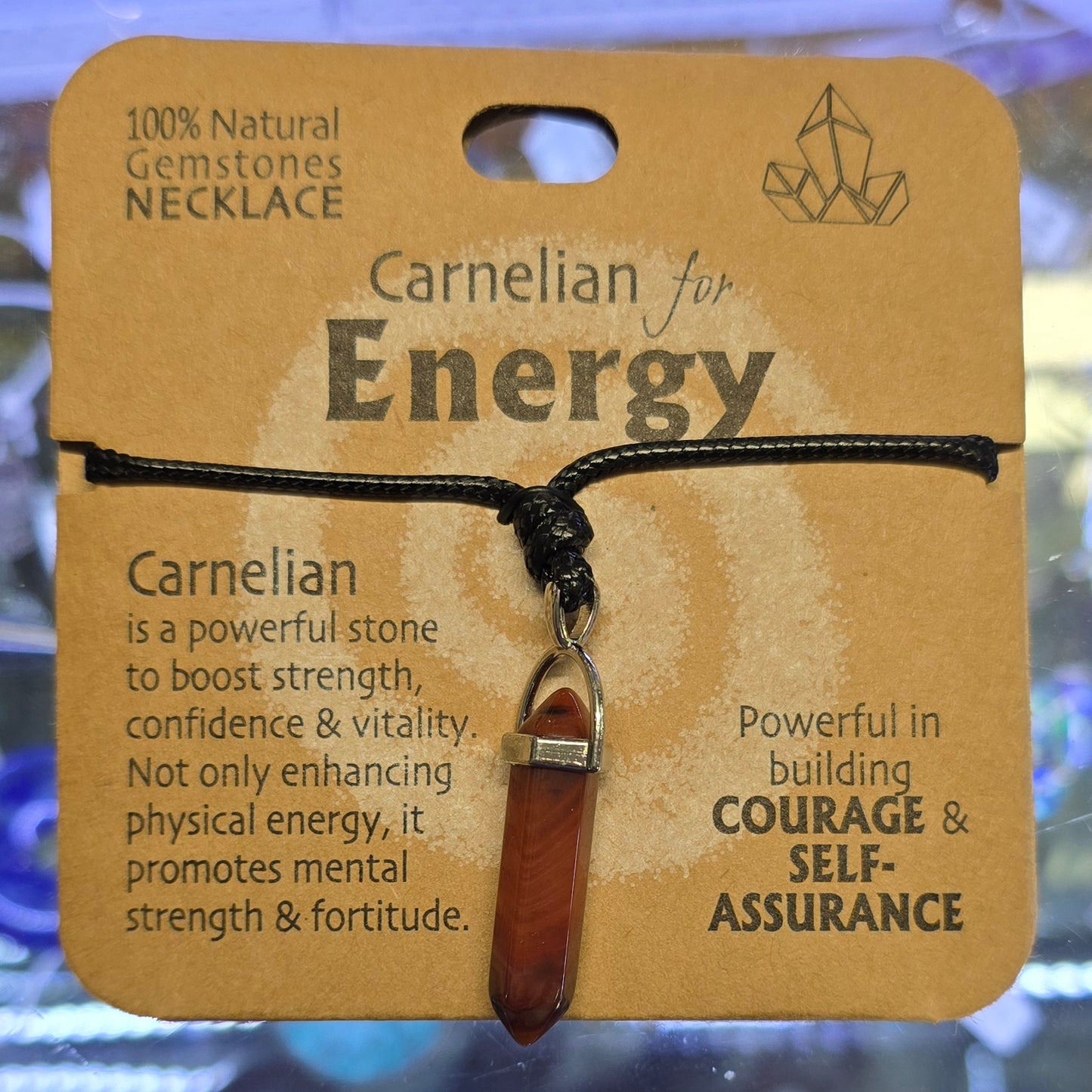 100% natural gemstone necklace