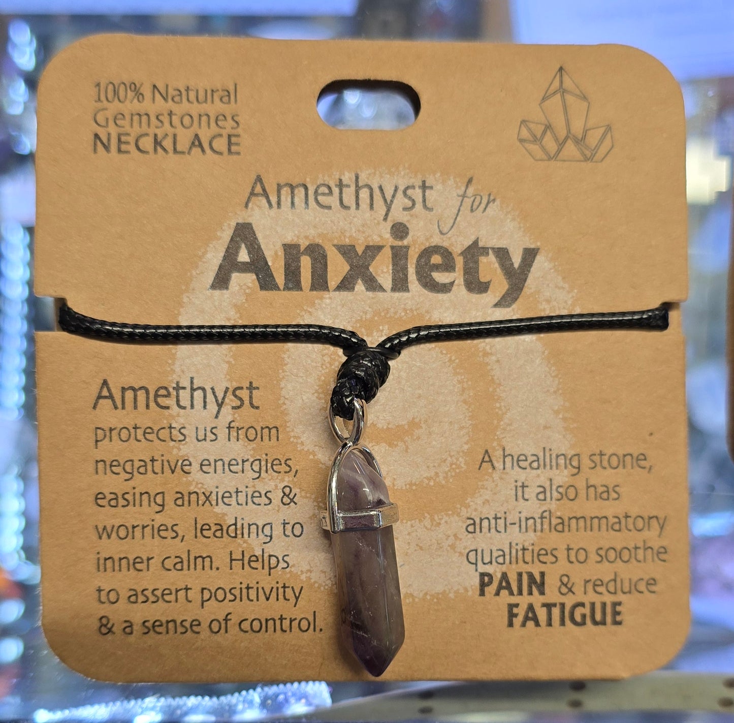 100% natural gemstone necklace