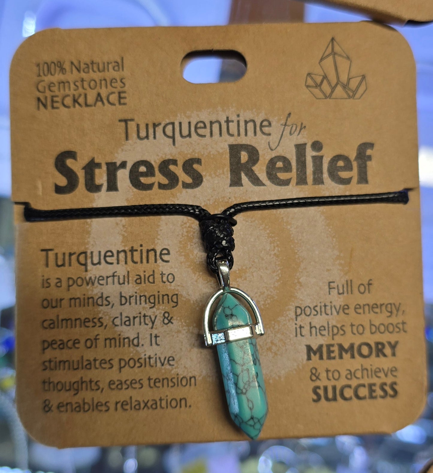 100% natural gemstone necklace