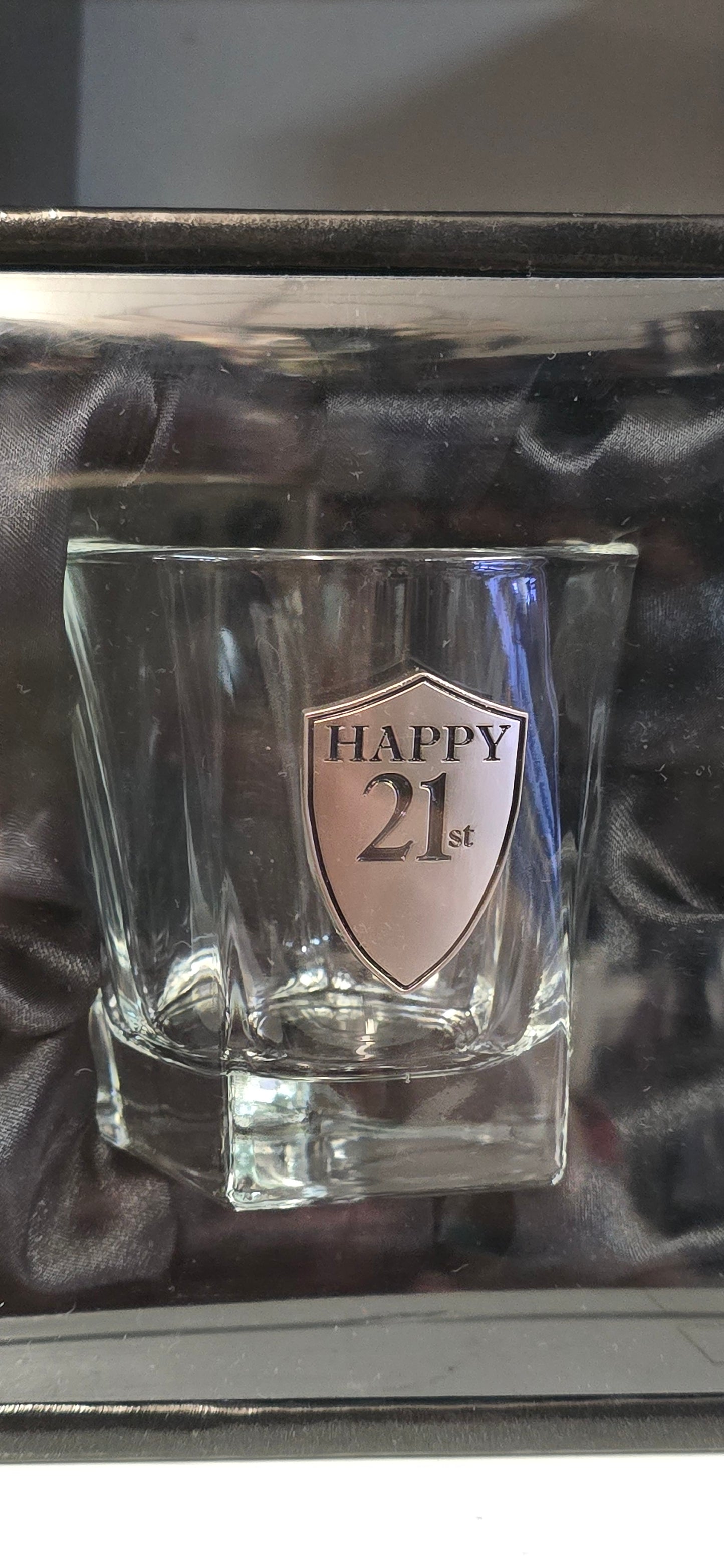 Birthday tumbler glass 🥃