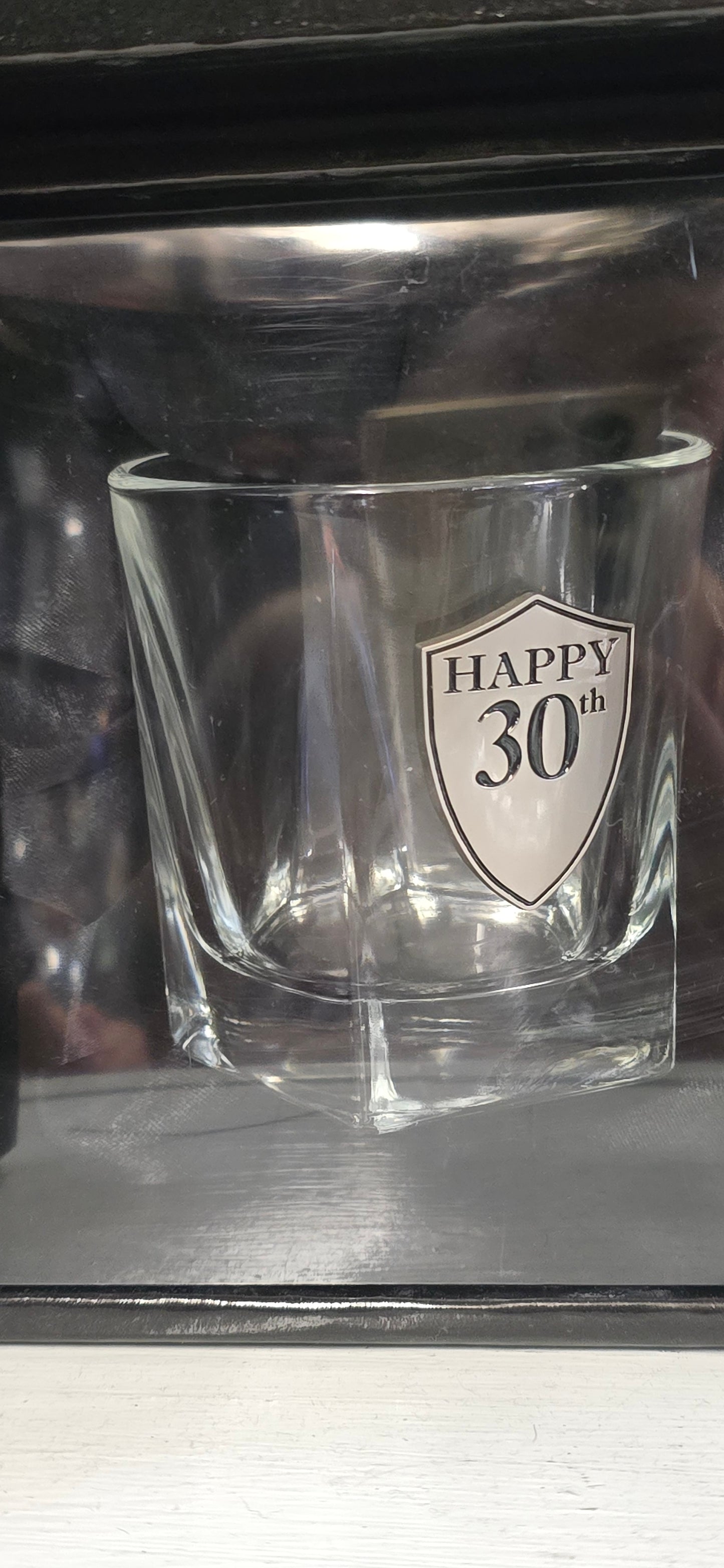 Birthday tumbler glass 🥃