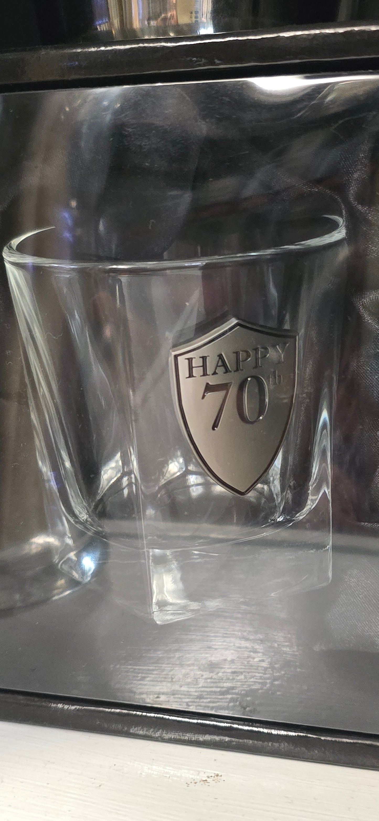 Birthday tumbler glass 🥃