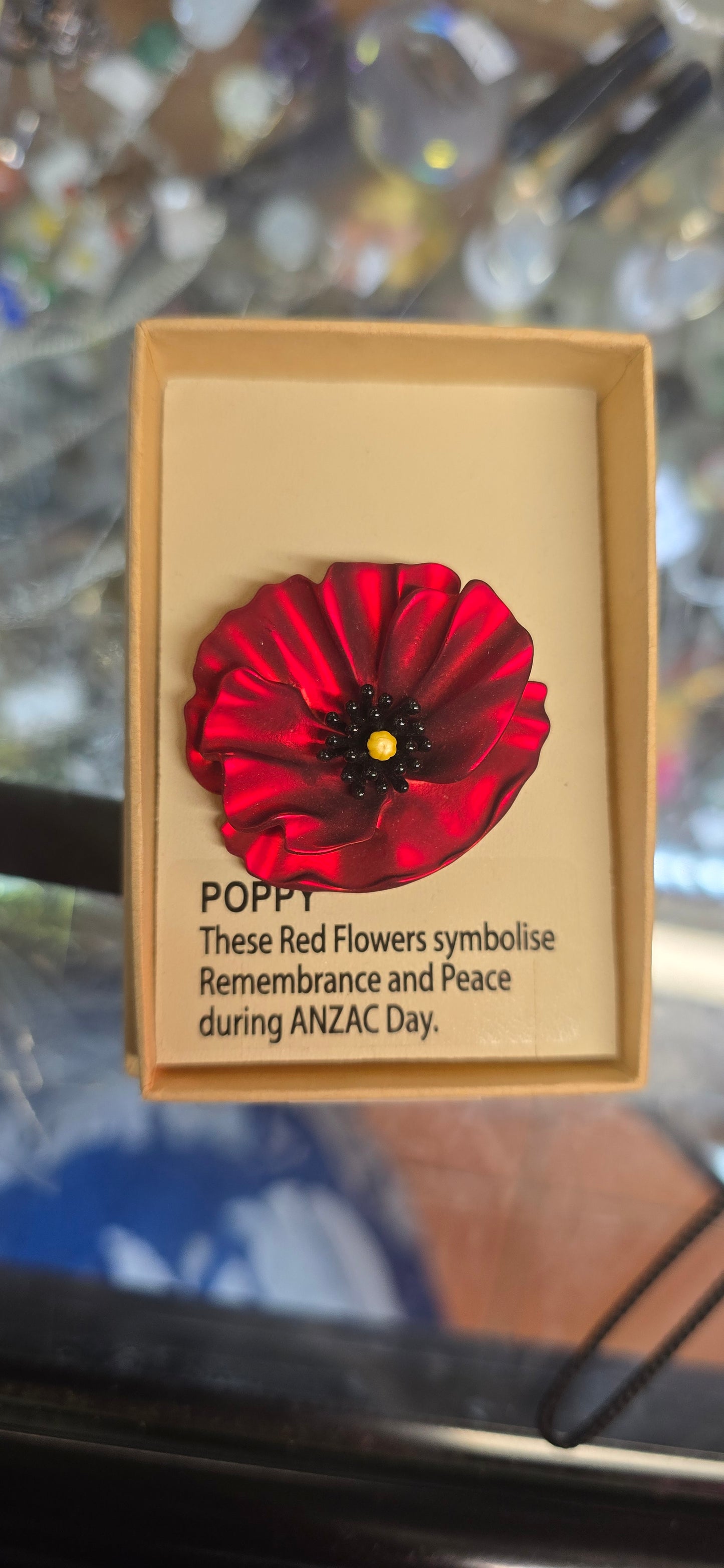 Brooch Poppy