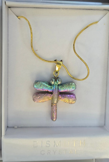 Healing crystal pendant Bismuth