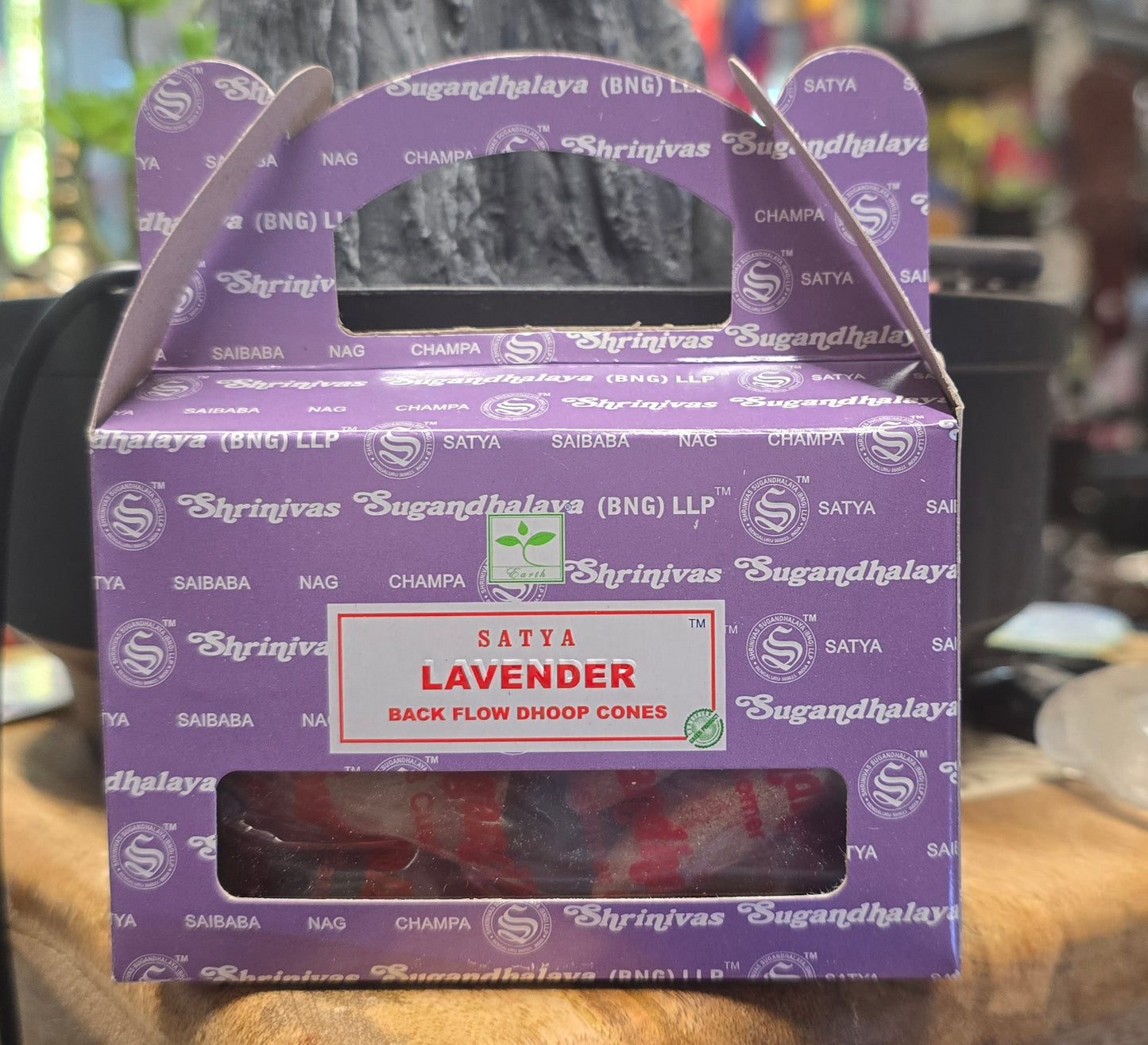 Backflow incense cones by SATYA