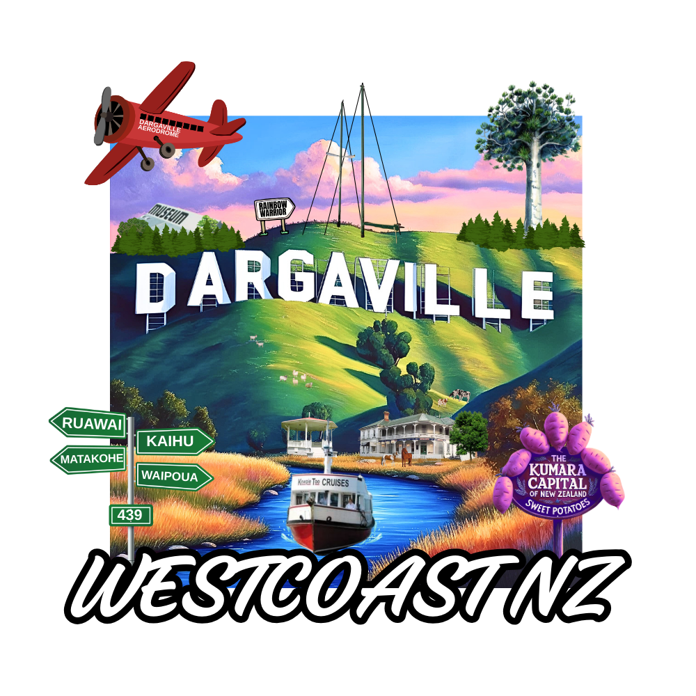 Iconic Dargaville Hollywood T shirt Design