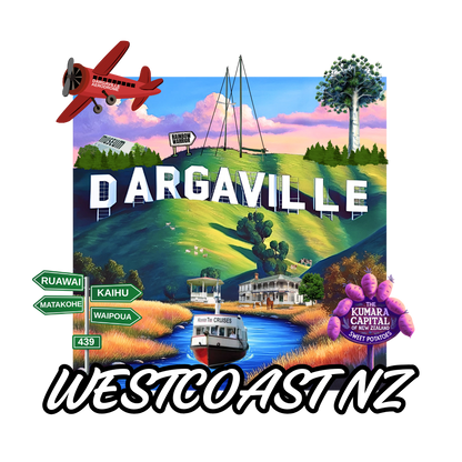 Iconic Dargaville Hollywood T shirt Design