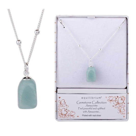 Equilibrium Amazonite Gemstone Necklace.