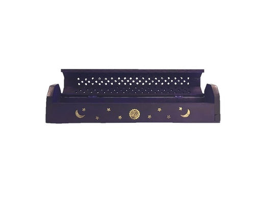 Purple Sun Moon Star Box 12 inch.