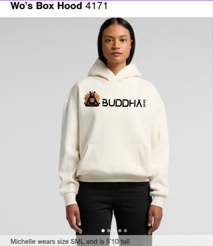 Womens Box hoodie Buddha Bear 🕉