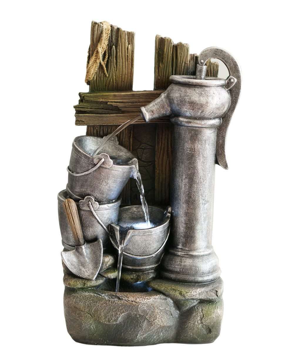 Outdoor Water Feature Barrels and Spouts