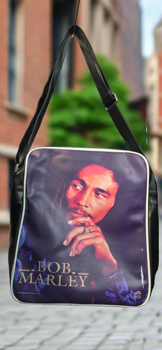 Bob Marley over shoulder bag