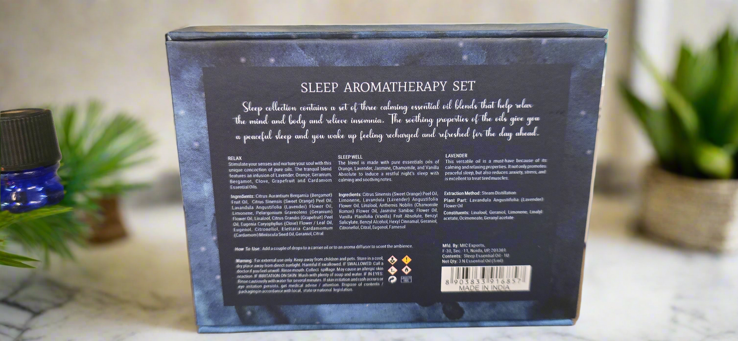 Sleep essential oil pack of 3