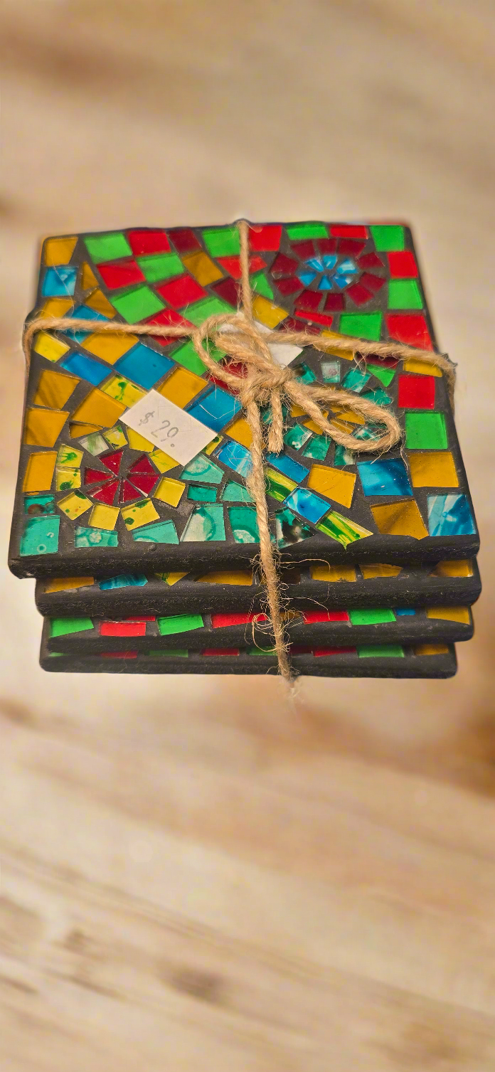 Coasters set of 4 mosaic