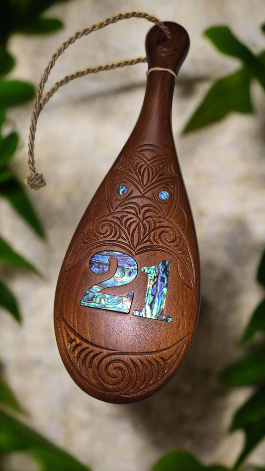 21st Mere with Paua inlay