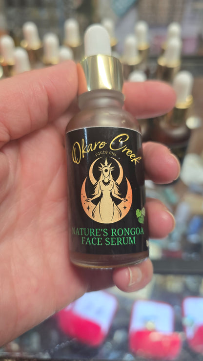 Face serum " Okaro Creek 30ml made with 💚
