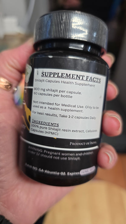 Shilajit capsules