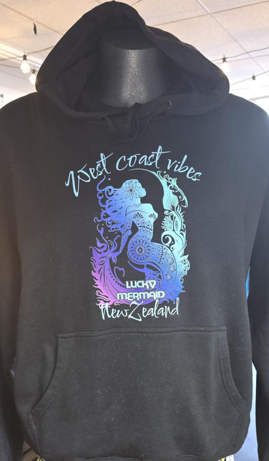West Coast Vibes Lucky Mermaid Hoodies.
