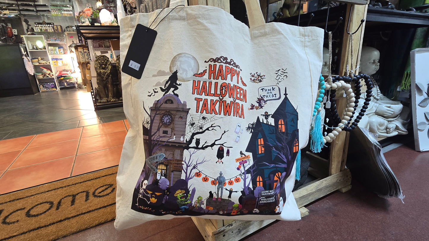 Takiwira Halloween tote bag